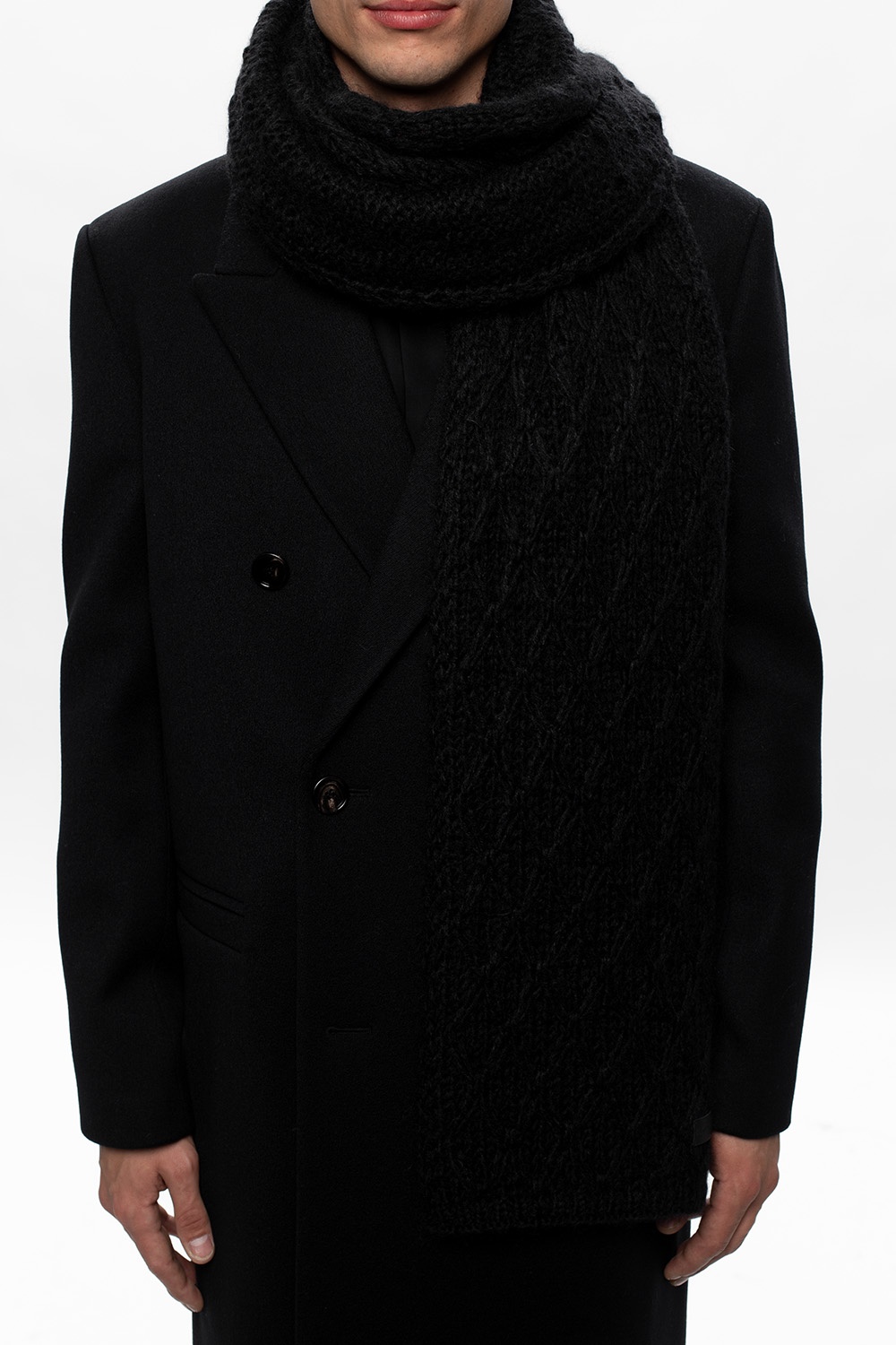 Saint Laurent Knitted scarf